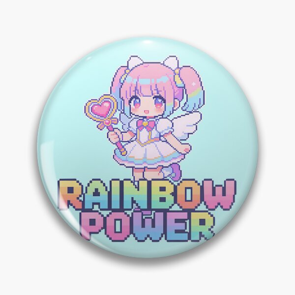 Item preview, Rainbow Power Magical Girl Pixel Art designed and sold by PotionPixelArt.