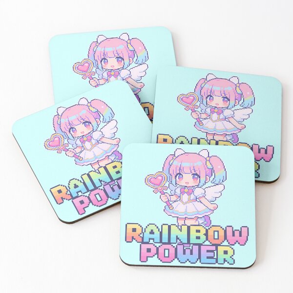 Item preview, Rainbow Power Magical Girl Pixel Art designed and sold by PotionPixelArt.