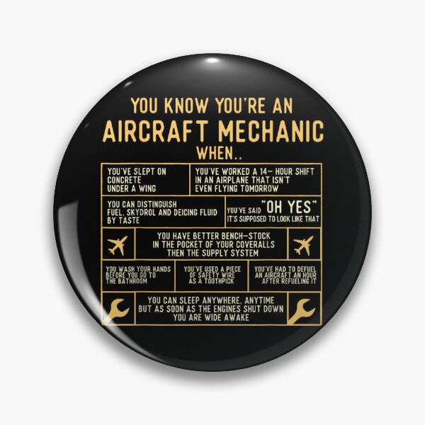 Item preview, Aircraft Mechanic Funny designed and sold by goombi-creative.