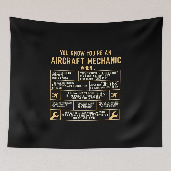 Item preview, Aircraft Mechanic Funny designed and sold by goombi-creative.