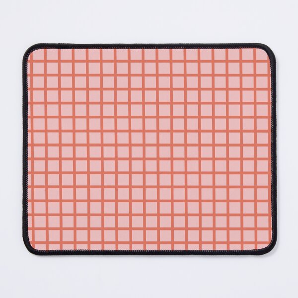 Item preview, Terra cotta & baby pink grid designed and sold by Mint + Midnight.