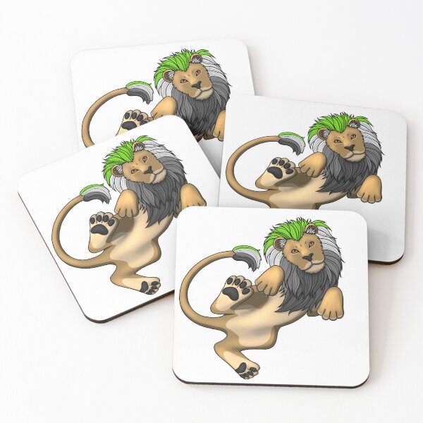 Item preview, Pride Lion: Aromantic designed and sold by StaticKlingShop.