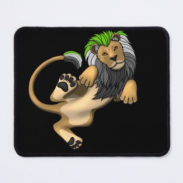 Item preview, Pride Lion: Aromantic designed and sold by StaticKlingShop.