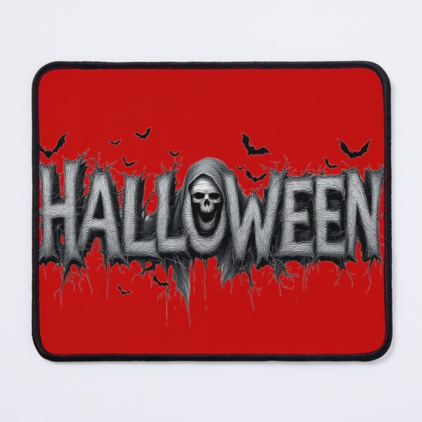 Item preview, Creepy Grim Reaper Halloween Typography Art designed and sold by Art-spree.