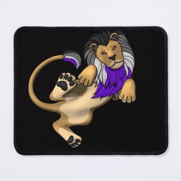 Item preview, Pride Lion: Asexual designed and sold by StaticKlingShop.