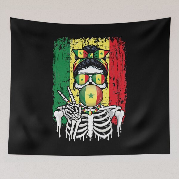 Item preview, Senegal-Inspired Graphic Tee for Everyday Style designed and sold by Colorful Designs.