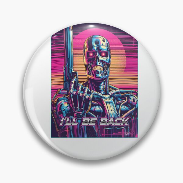 Item preview, Neon Retrowave Skeleton Gunner Design designed and sold by TokyoAyashi.