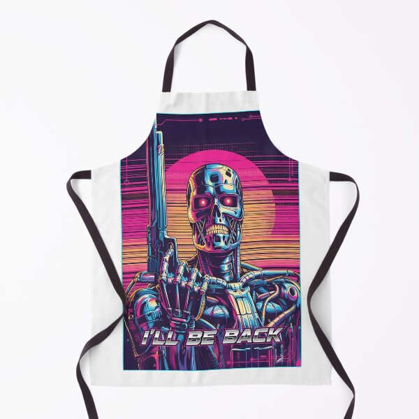 Item preview, Neon Retrowave Skeleton Gunner Design designed and sold by TokyoAyashi.