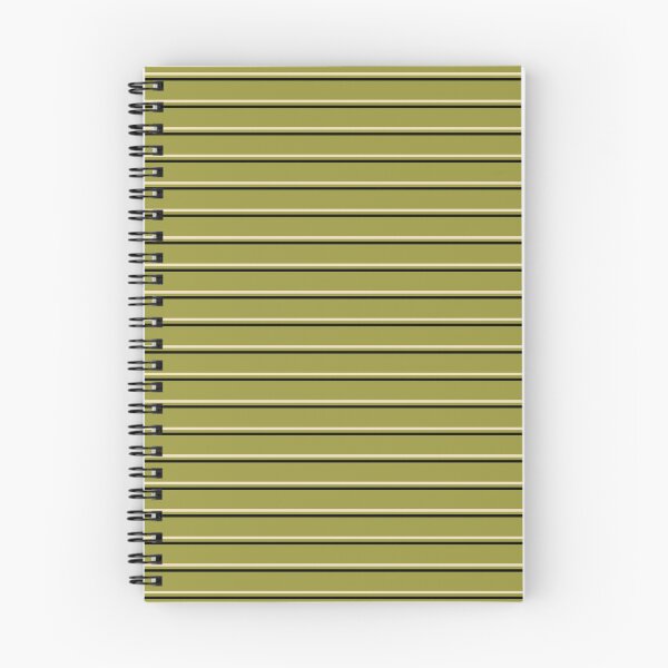 Item preview, Golden lime,Dutch white & black horizontal pinstripes designed and sold by Mint + Midnight.