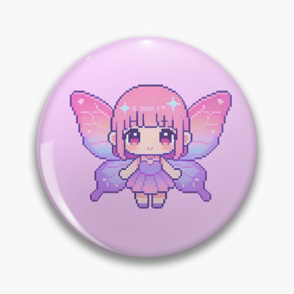 Item preview, Kawaii Butterfly Fairy Pixel Art designed and sold by PotionPixelArt.