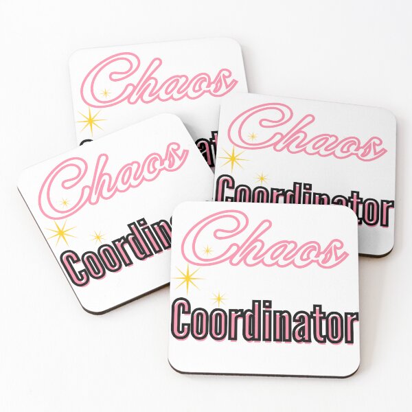 Item preview, Chaos Coordinator Cute Retro Typography Sticker designed and sold by @PrintovaArt.
