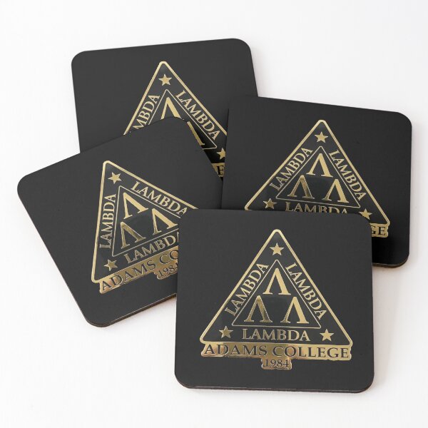 Item preview, Lambda Lambda Lambda - Adams College 1984 GOLD ENAMEL  designed and sold by CleverCulture.