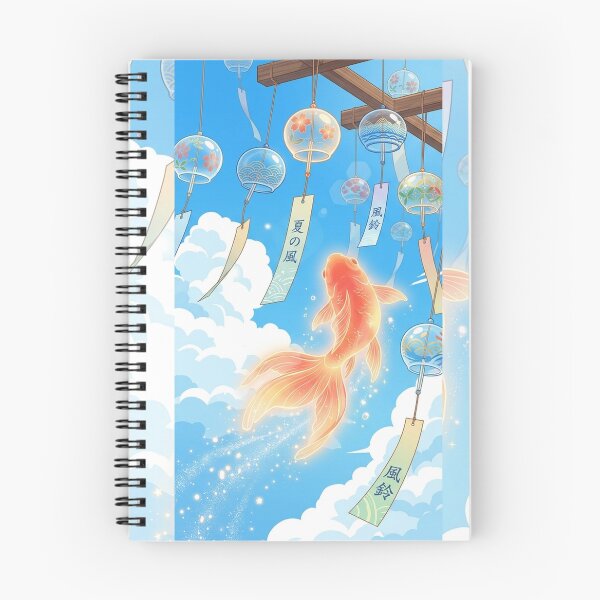 Item preview,  Summer Goldfish & Japanese Wind Chimes (Fuurin) designed and sold by Hikariha Studio.