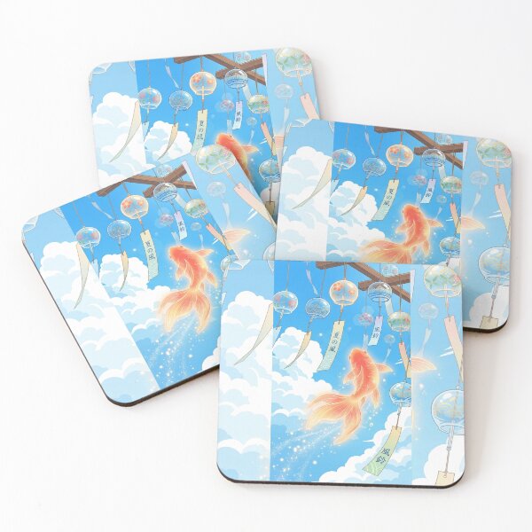 Item preview,  Summer Goldfish & Japanese Wind Chimes (Fuurin) designed and sold by Hikariha Studio.