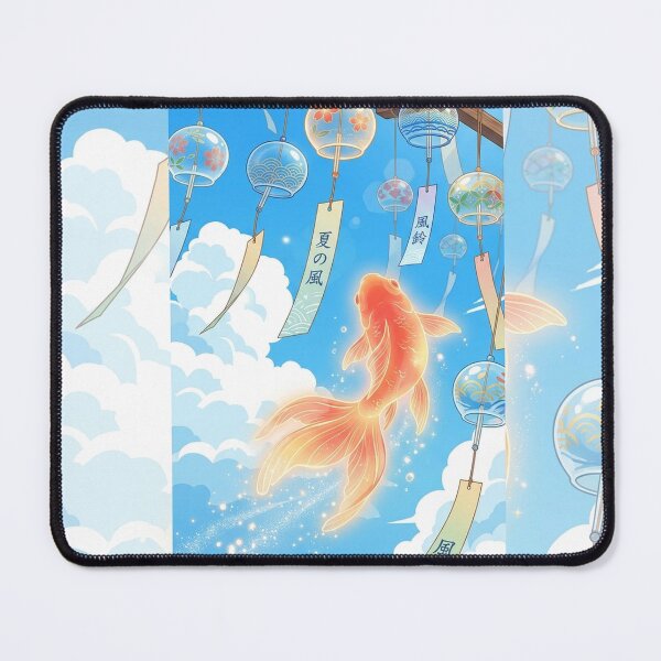 Item preview, Summer Goldfish & Japanese Wind Chimes (Fuurin) designed and sold by Hikariha Studio.