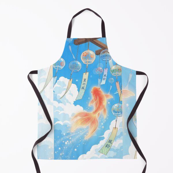 Item preview, Summer Goldfish & Japanese Wind Chimes (Fuurin) designed and sold by Hikariha Studio.