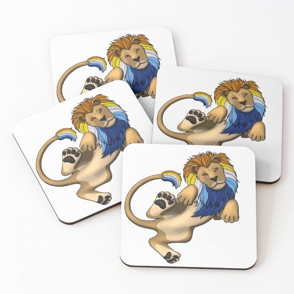 Item preview, Pride Lion: AroAce designed and sold by StaticKlingShop.