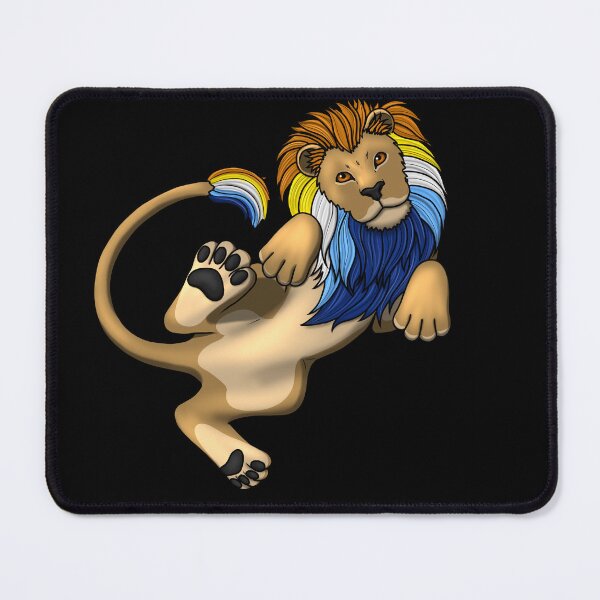 Item preview, Pride Lion: AroAce designed and sold by StaticKlingShop.