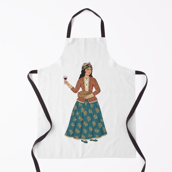 Item preview, Persian Qajar Woman Fine Art Traditional Iranian Vector designed and sold by yousefi.