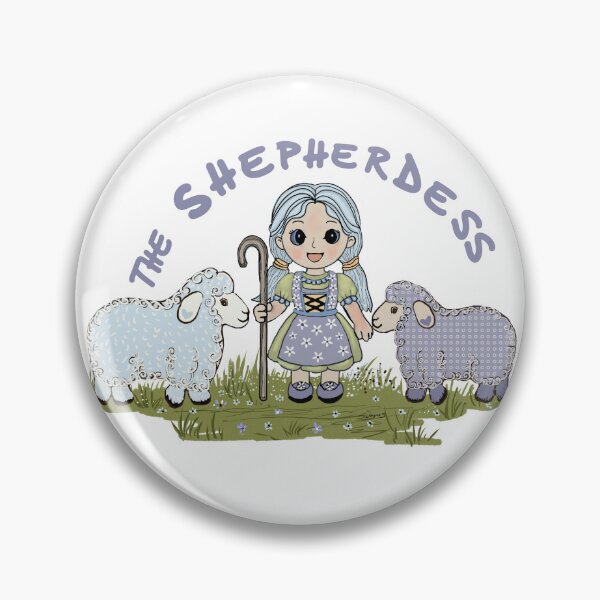 Item preview, Shepherdess with her Sheep  designed and sold by Salzanos.