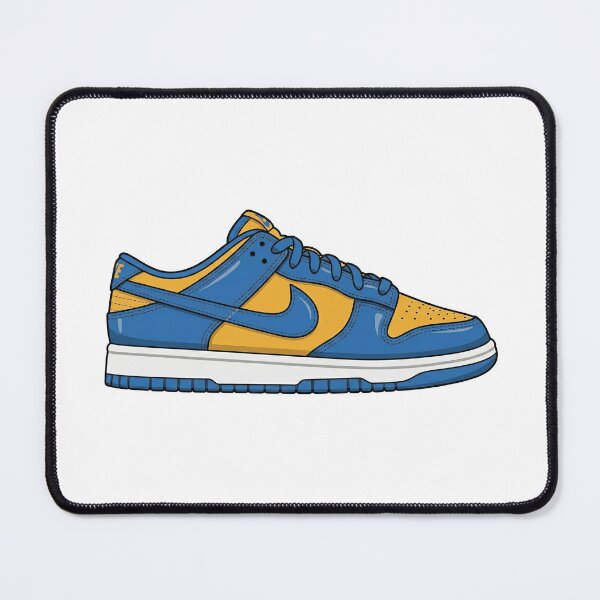 Item preview, Dunks Blue Gold Colorway Sneakerhead Streetwear Low Top Retro designed and sold by zkerzner.