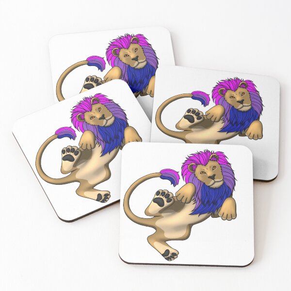 Item preview, Pride Lion: Bisexual designed and sold by StaticKlingShop.