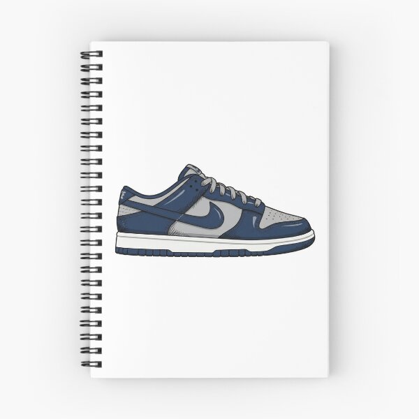 Item preview, Dunks Navy Blue Grey Colorway Sneakerhead Streetwear Low Top Retro designed and sold by zkerzner.