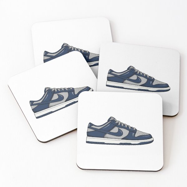 Item preview, Dunks Navy Blue Grey Colorway Sneakerhead Streetwear Low Top Retro designed and sold by zkerzner.