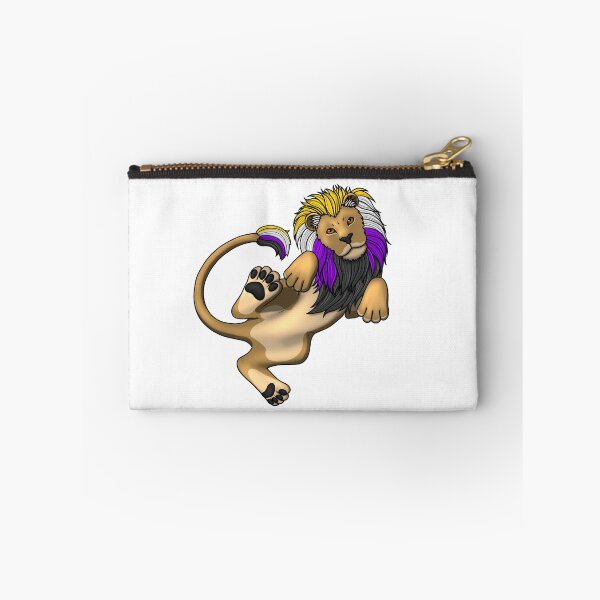 Item preview, Pride Lion: Enby designed and sold by StaticKlingShop.