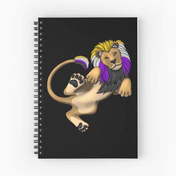 Item preview, Pride Lion: Enby designed and sold by StaticKlingShop.