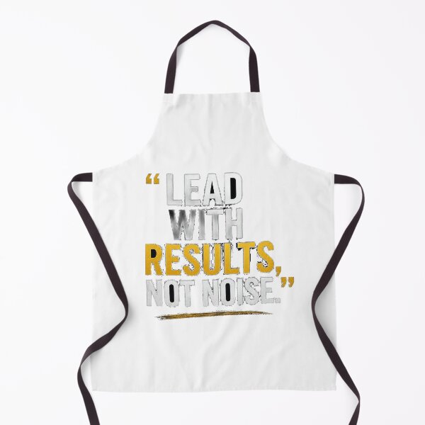 Item preview, Lead With Results, Not Noise - Motivational Quote Design designed and sold by Printoria365.