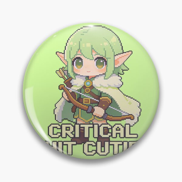 Item preview, Critical Hit Cutie Elf Archer Pixel Art designed and sold by PotionPixelArt.