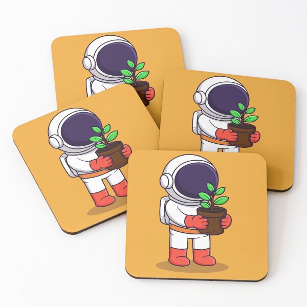 Item preview, Cute Astronaut Taking Plant designed and sold by BantulArt.