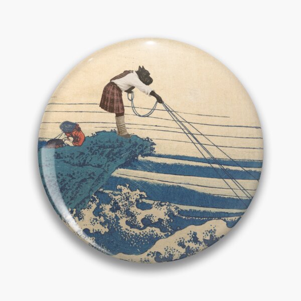 Item preview, Hokusai Meets a Scottish Terrier designed and sold by CJChronicles.