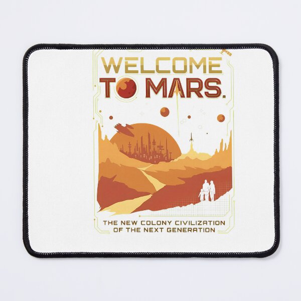 Item preview, Retro Mars Colony Travel Poster designed and sold by TokyoAyashi.