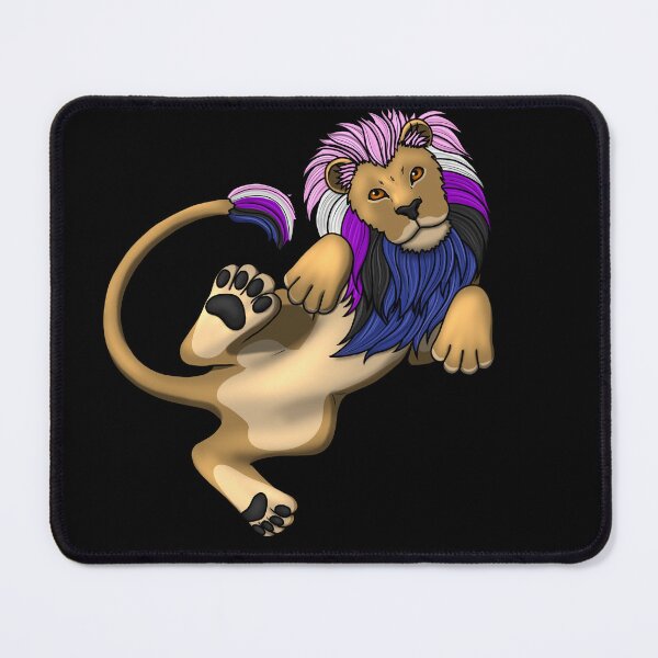 Item preview, Pride Lion: Genderfluid designed and sold by StaticKlingShop.