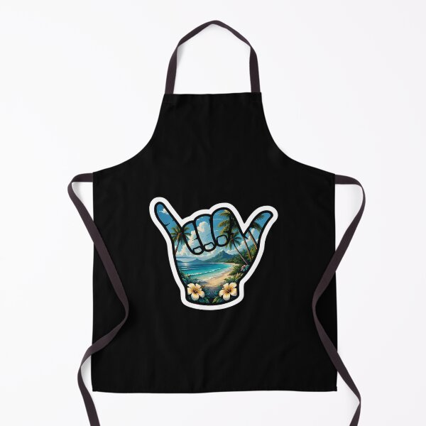 Item preview, Tropical Shaka Hawaiian Beach Paradise Ocean View Sticker designed and sold by FestivityFinds.