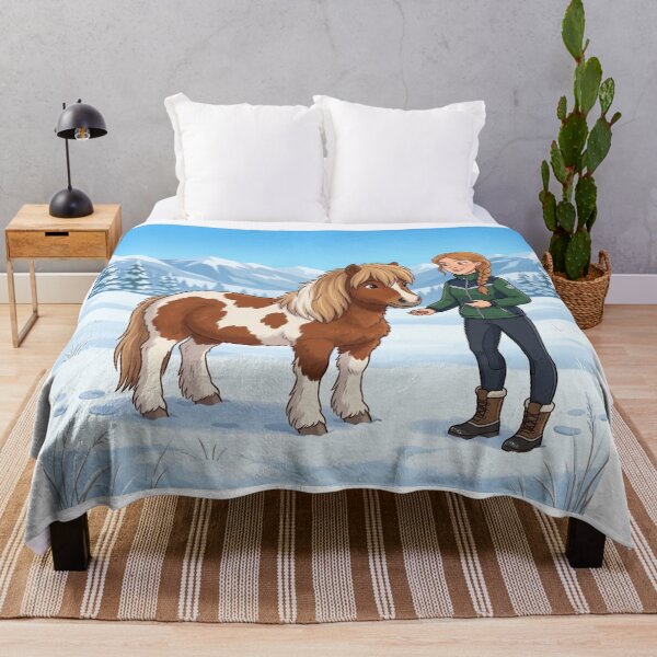 Item preview, Winter Pony Trainer and Spotted Pony Art Print designed and sold by AirCrayons27.