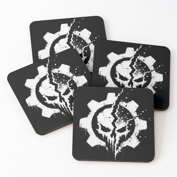 Item preview, Gear Skull War Emblem white designed and sold by MarlonOspinaStore.