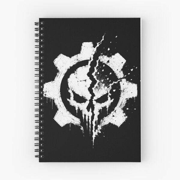 Item preview, Gear Skull War Emblem white designed and sold by MarlonOspinaStore.