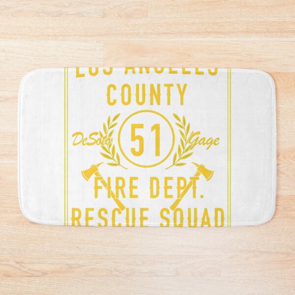 Item preview, County Fire Rescue Squad Vintage Lettering designed and sold by TokyoAyashi.