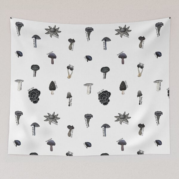 Item preview, Black Mushrooms designed and sold by paperandp!xels.