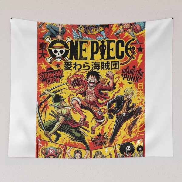 Item preview, Straw Hat Crew Grand Line Punx designed and sold by BettyHoffmane.