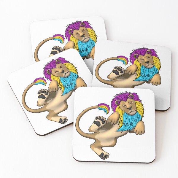 Item preview, Pride Lion: Pansexual designed and sold by StaticKlingShop.