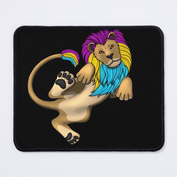 Item preview, Pride Lion: Pansexual designed and sold by StaticKlingShop.