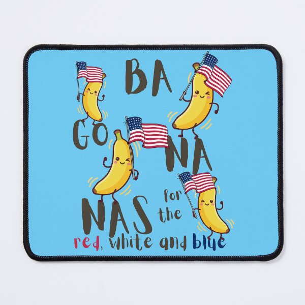 Item preview, Patriotic Go Bananas for the Red White and Blue, American Flag, American Banana Independence Day designed and sold by Forevermore.