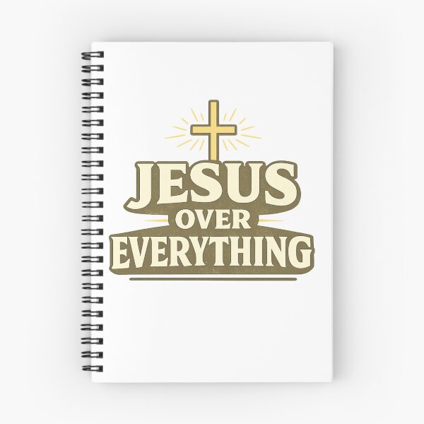 Item preview, Jesus Over Everything Christian Faith Cross Religious Statement Design designed and sold by SoulThread Studio.