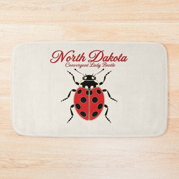 Item preview, North Dakota Convergent Lady Beetle Retro State Insect designed and sold by The-Drip-Studio.