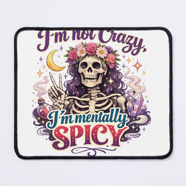 Item preview, Mentally Spicy designed and sold by TiredMamaArt.
