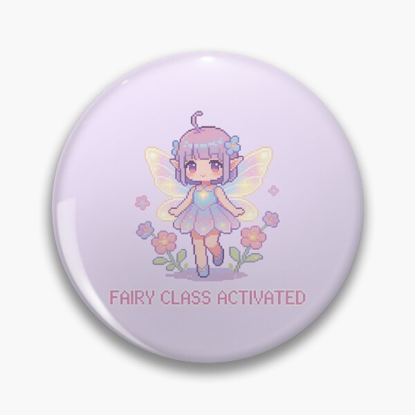 Item preview, Fairy Class Activated Pixel Art Gamer Girl designed and sold by PotionPixelArt.